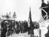Giornata del lavoratore d'assalto. Comizio prima dell'uscita al lavoro. Belomorkanal, 28.06.1932